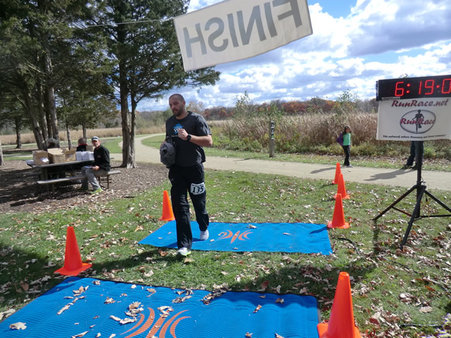 Finish Area of the 2012 DPR Trail Races : Saturday October 20, 2012