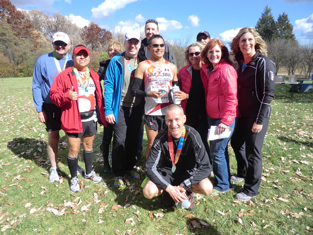 Finish Area of the 2012 DPR Trail Races : Saturday October 20, 2012