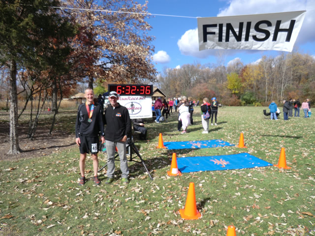 Finish Area of the 2012 DPR Trail Races : Saturday October 20, 2012