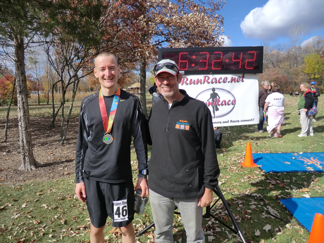 Finish Area of the 2012 DPR Trail Races : Saturday October 20, 2012