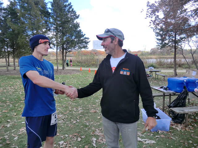 Finish Area of the 2012 DPR Trail Races : Saturday October 20, 2012