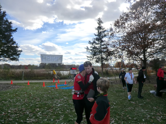 Finish Area of the 2012 DPR Trail Races : Saturday October 20, 2012