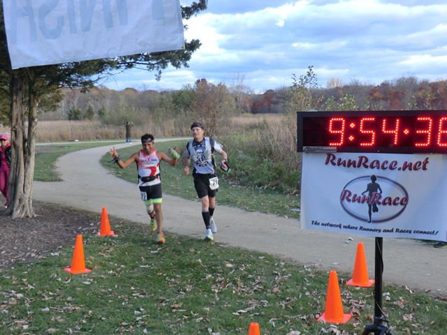Finish Area of the 2012 DPR Trail Races : Saturday October 20, 2012