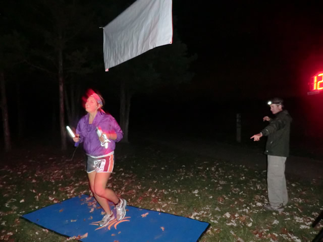 Finish Area of the 2012 DPR Trail Races : Saturday October 20, 2012