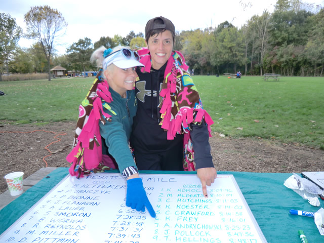 Anastasia and Crystal Spot their Names on the 50-Mile Ultra Leader Board
