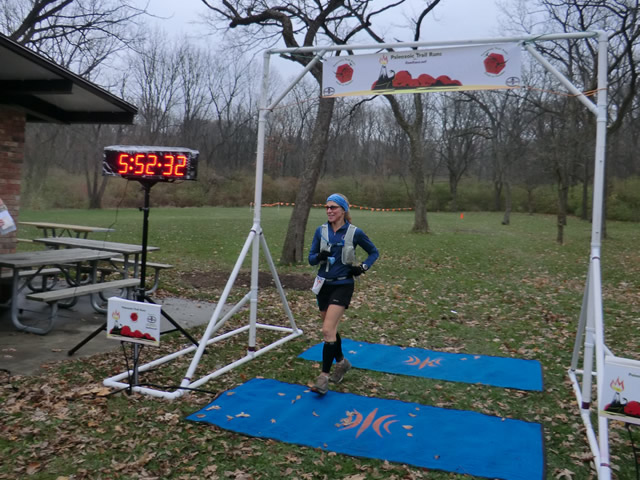 Beth-Bear... Beth Simpson-Hall finishes Paleo-Carb 50-Km first in her age group!