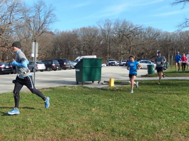 Permian Fall 25-Km Runners Starting their Parade Loop : Saturday November 14, 2015