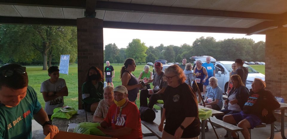10th Annual Chicago Full Moon Run : Michelle's phone