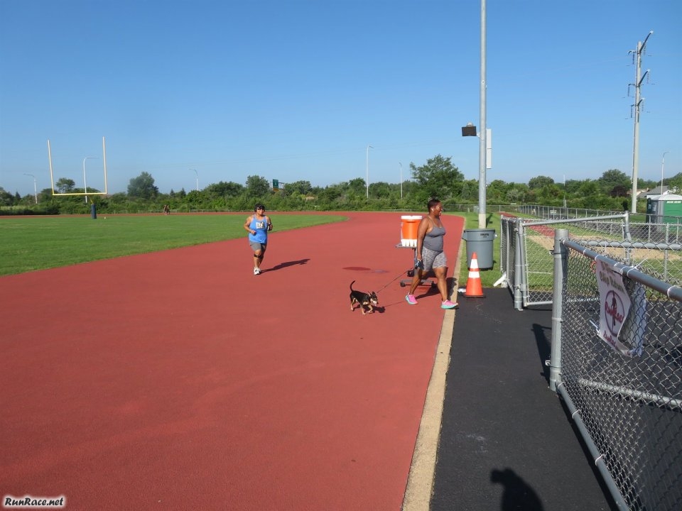 Action from the Start / Finish Area