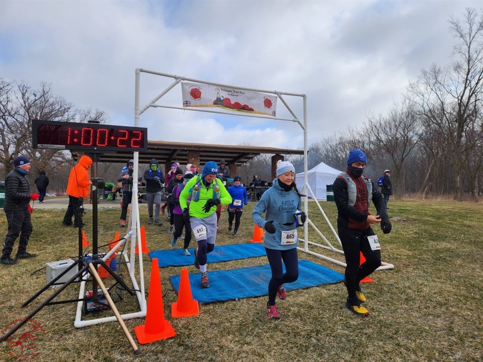 Paleozoic Trail Runs - Pioneer Woods Start of 25-Km