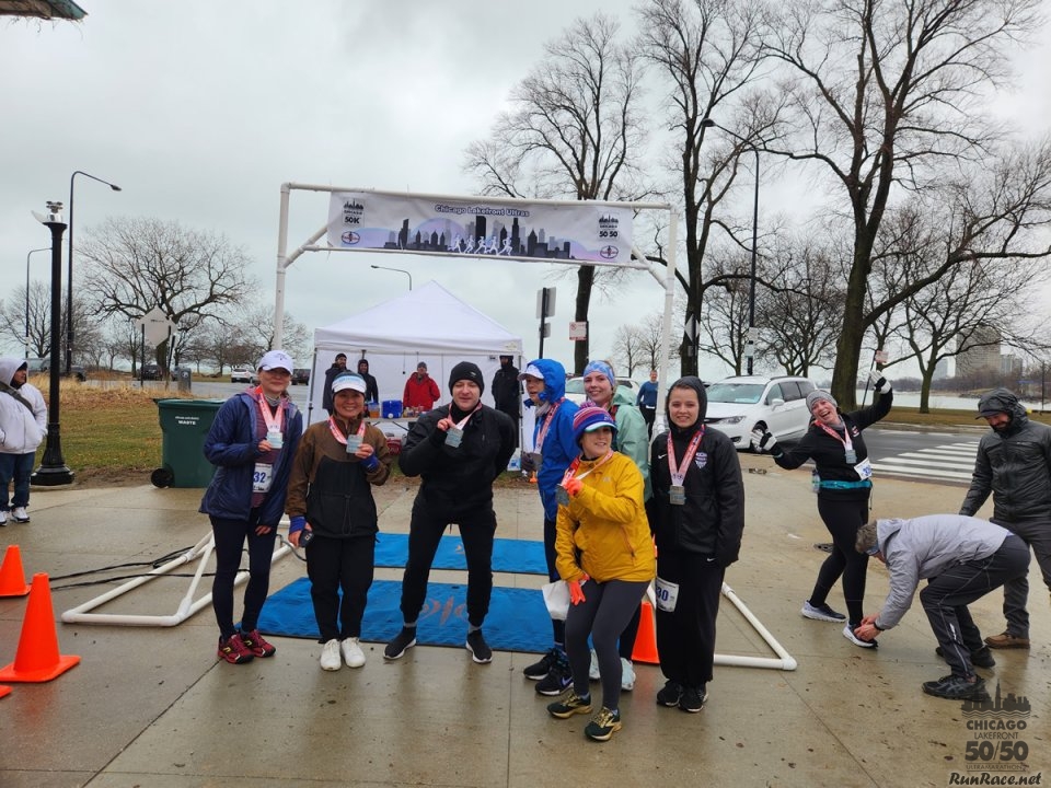 Chicago Lakefront Ultras 50K, 20.7-Mile Buildup Run, Half Marathon
