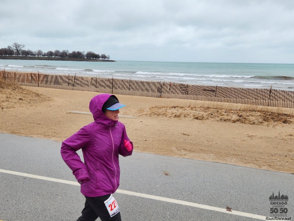 Chicago Lakefront Ultras 50K, 20.7-Mile Buildup Run, Half Marathon
