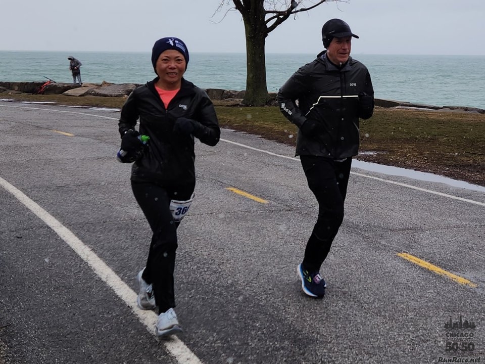 Chicago Lakefront Ultras 50K, 20.7-Mile Buildup Run, Half Marathon