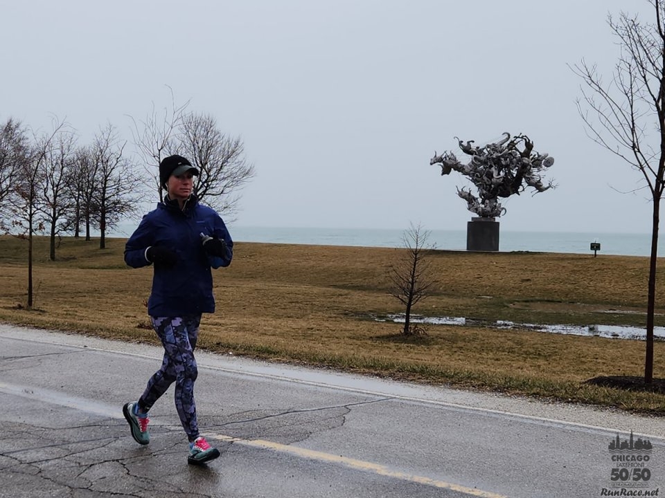 Chicago Lakefront Ultras 50K, 20.7-Mile Buildup Run, Half Marathon