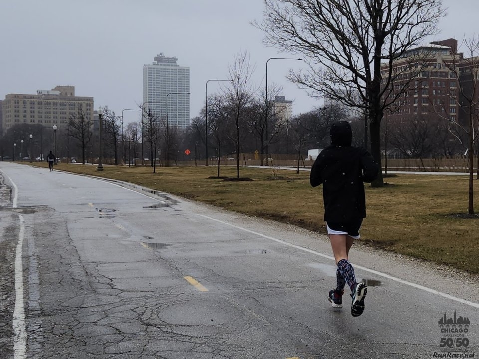 Chicago Lakefront Ultras 50K, 20.7-Mile Buildup Run, Half Marathon