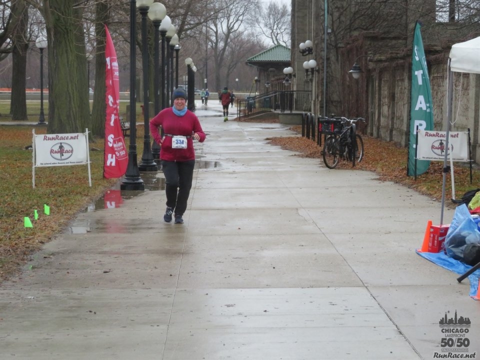 Chicago Lakefront Ultras 50K, 20.7-Mile Buildup Run, Half Marathon :: Start/Finish Area