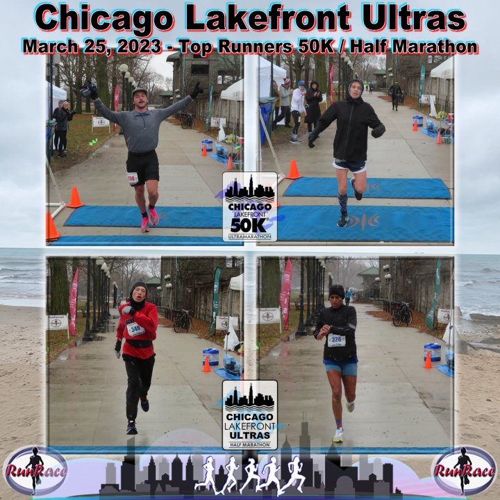 Top Runners... Carson Gill and Rachel Burke; Charlie Zega and Laila Geht