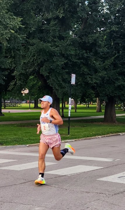 Action Near Finish Area...