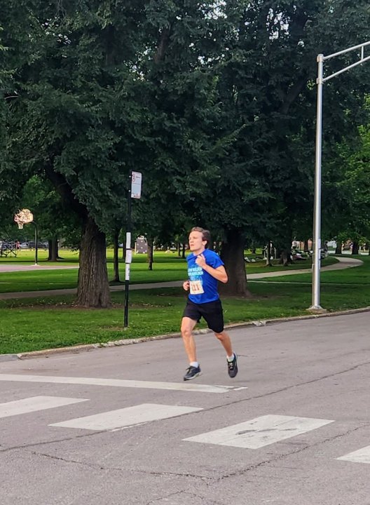 Action Near Finish Area...