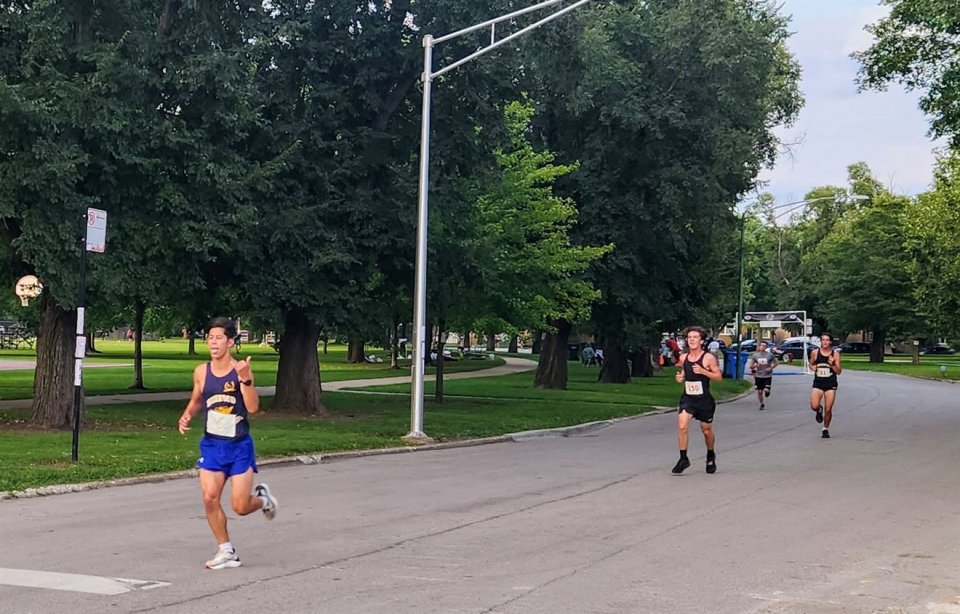 Action Near Finish Area...
