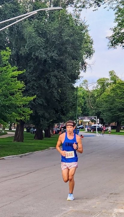 Action Near Finish Area...