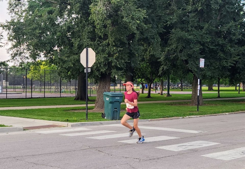 Action Near Finish Area...