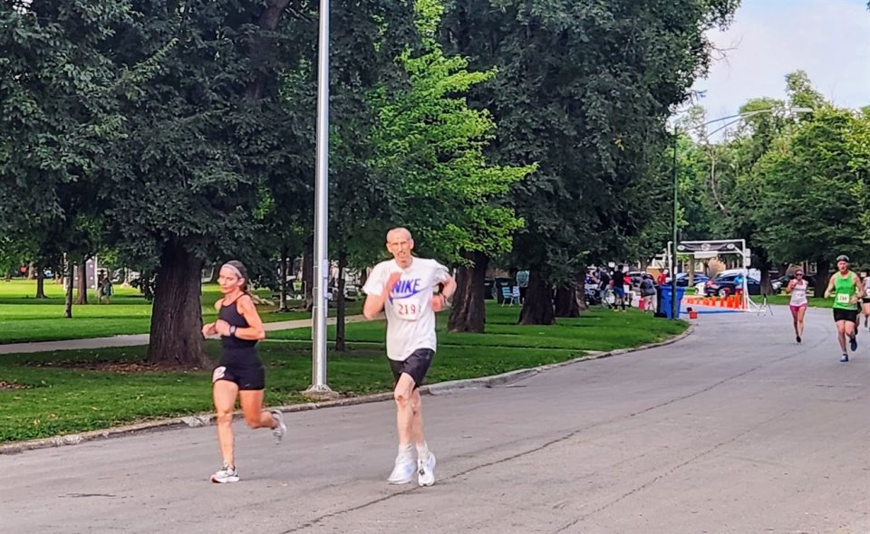 Action Near Finish Area...