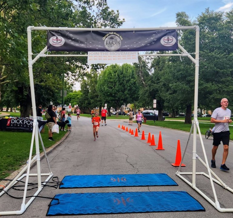 Action Near Finish Area...