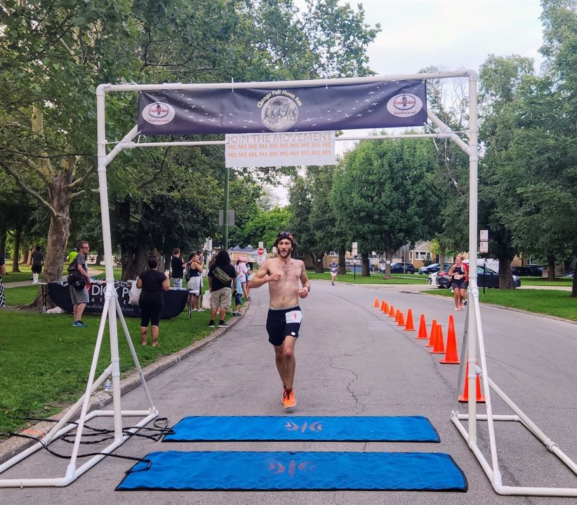Action Near Finish Area...