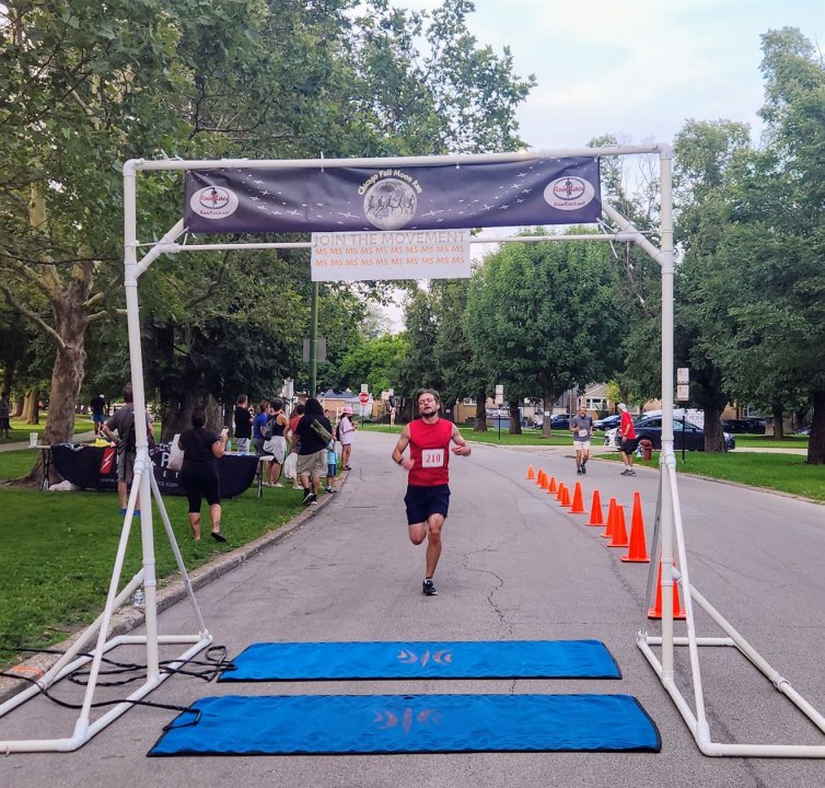 Action Near Finish Area...