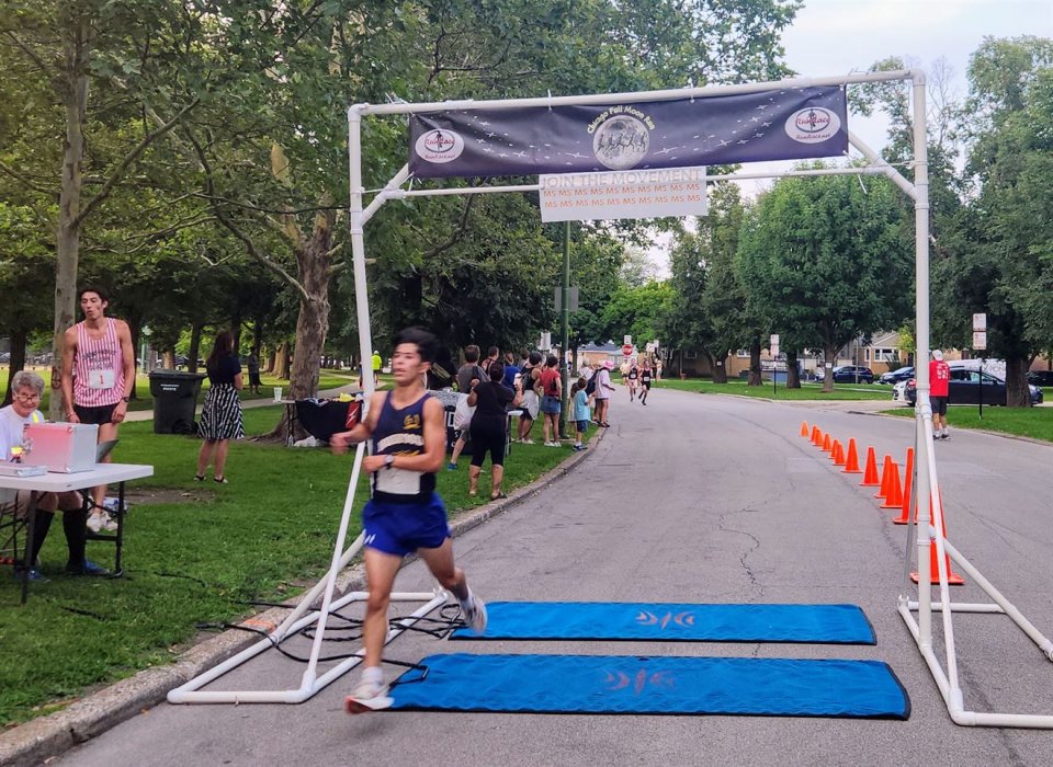 Action Near Finish Area...