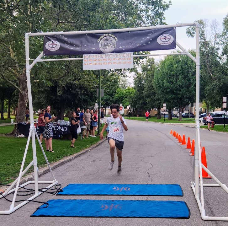 Action Near Finish Area...