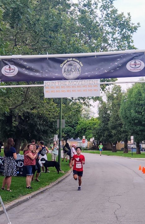 Action Near Finish Area...