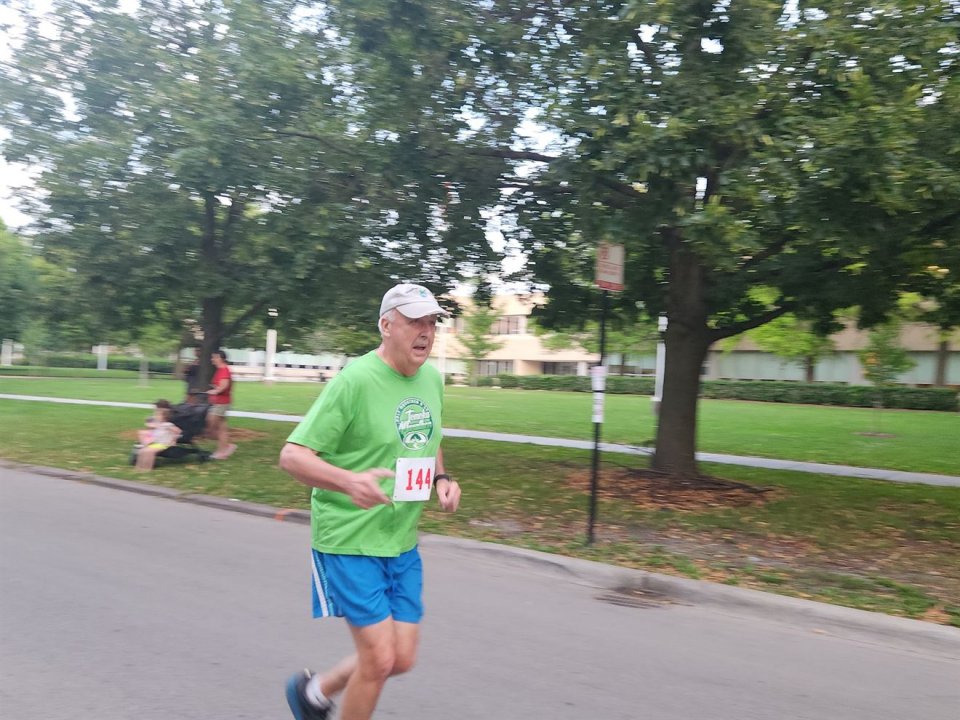 Action Near Finish Area...