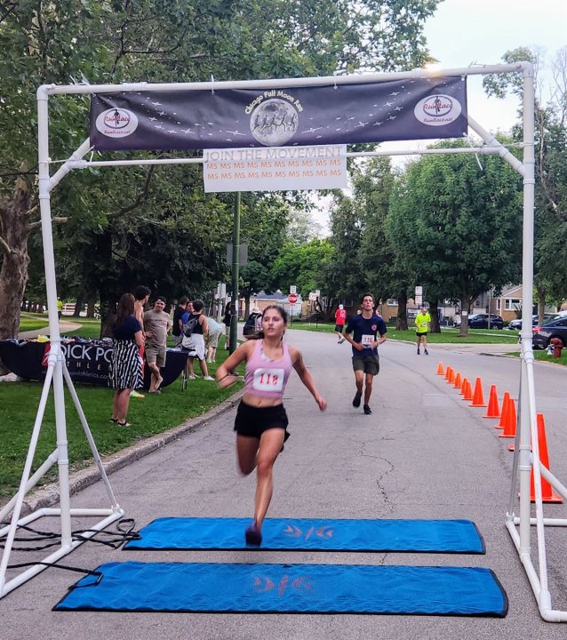 Action Near Finish Area...