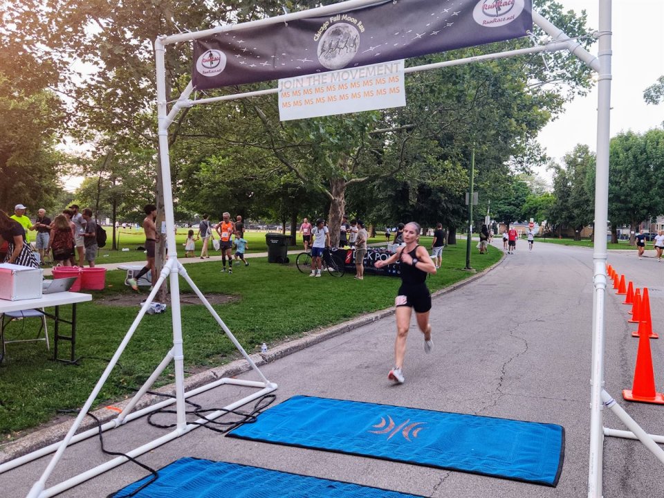 Action Near Finish Area...