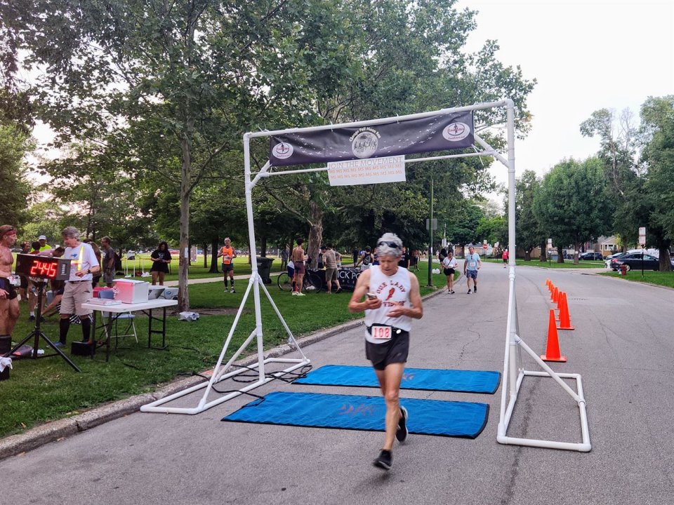 Action Near Finish Area...
