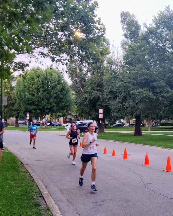 Action Near Finish Area...
