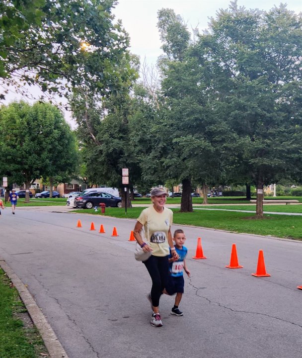 Action Near Finish Area...