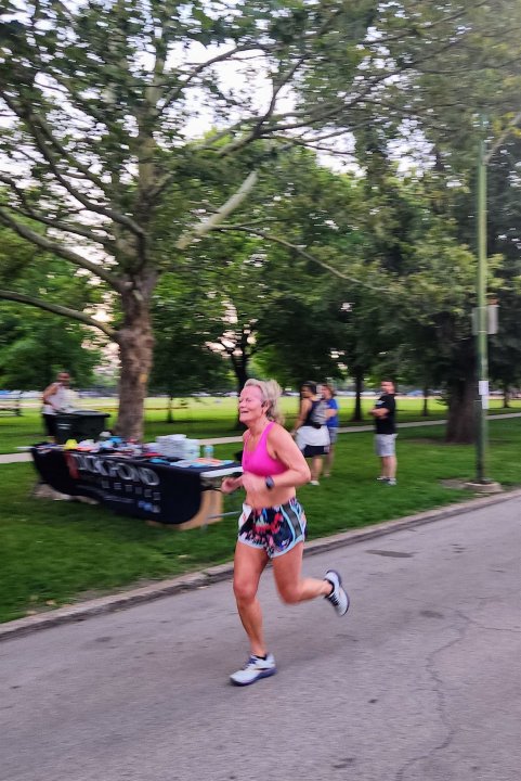 Action Near Finish Area...