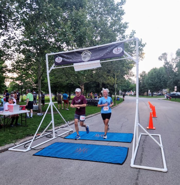 Action Near Finish Area...