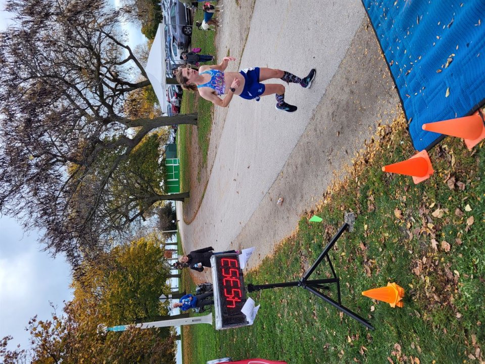 Action Near Foster Avenue Finish Area...