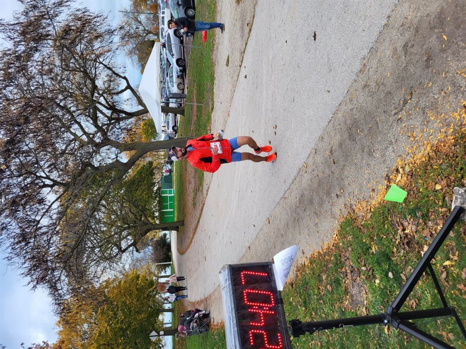 Action Near Foster Avenue Finish Area...
