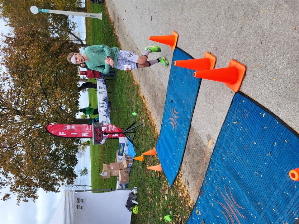 Action Near Foster Avenue Finish Area...