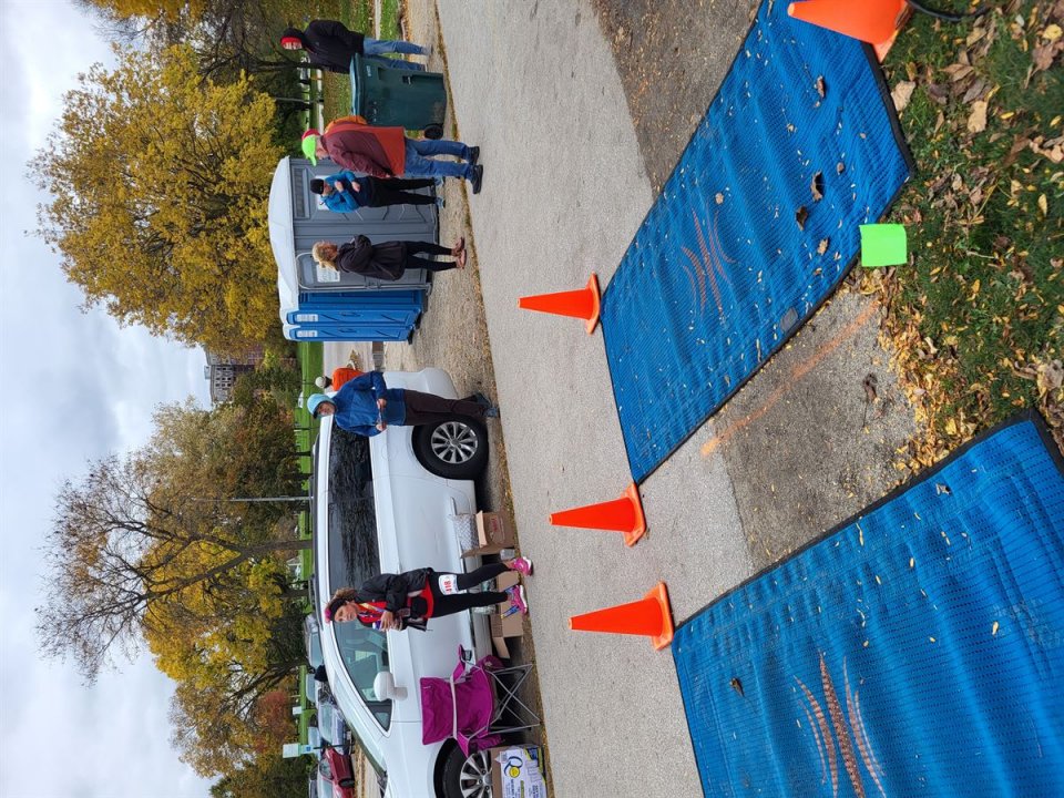 Action Near Foster Avenue Finish Area...