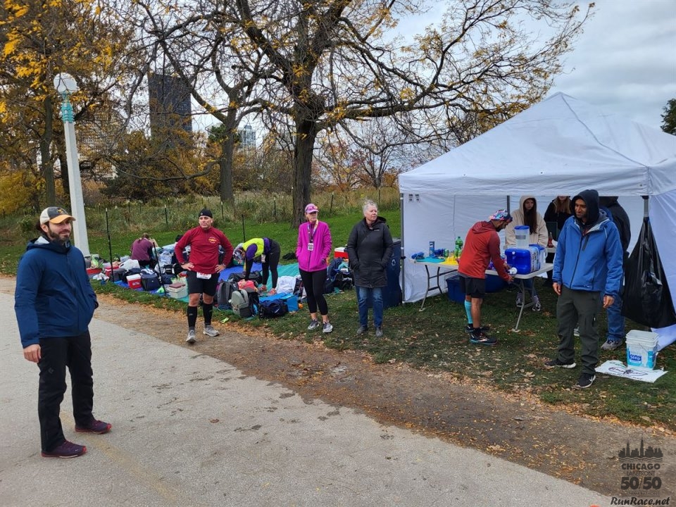Action Near Foster Avenue Finish Area...