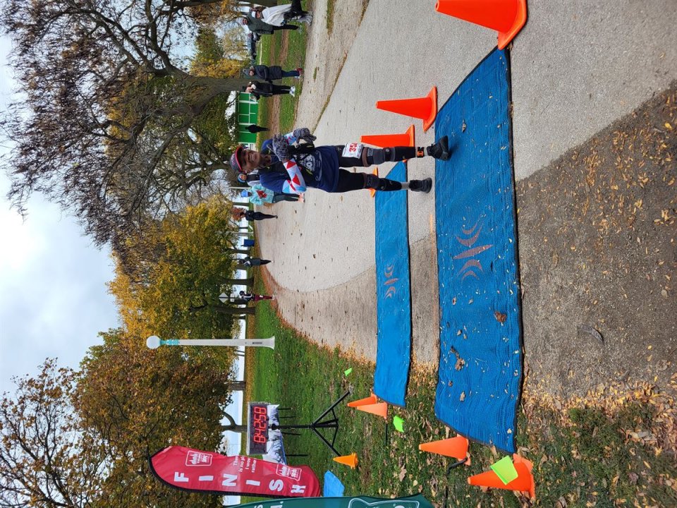 Action Near Foster Avenue Finish Area...