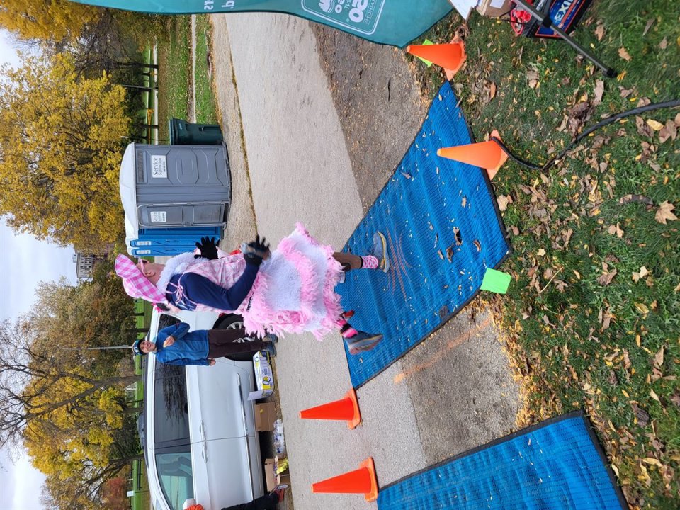 Action Near Foster Avenue Finish Area...