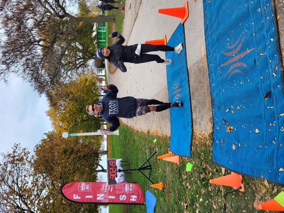Action Near Foster Avenue Finish Area...