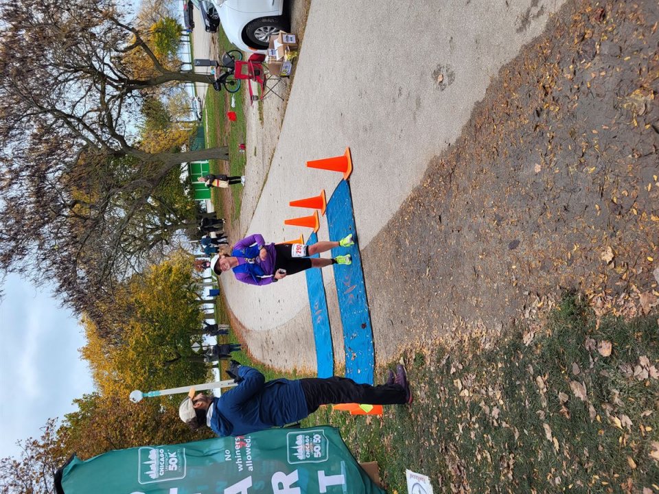 Action Near Foster Avenue Finish Area...